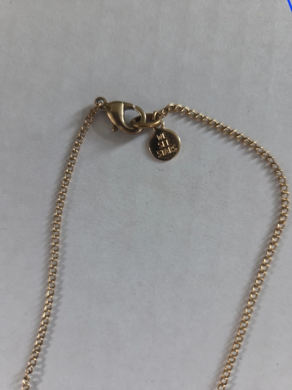 AMETHYST🍾Nwot🍾Gold Teardrop Druzy Pendant Necklace - Picture 4 of 5